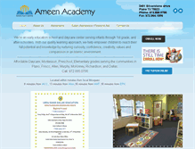 Tablet Screenshot of ameenacademy.org